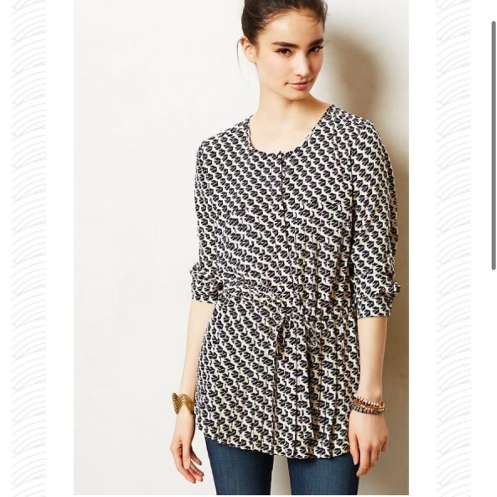 Anthropologie Mauve Blouse Tunic